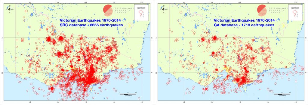 Victorian Earthquakes 1970-2014